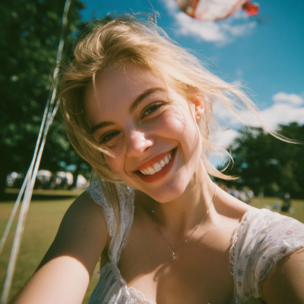 Vivienne, the featured Lovel AI companion, in a soft intimate portrait